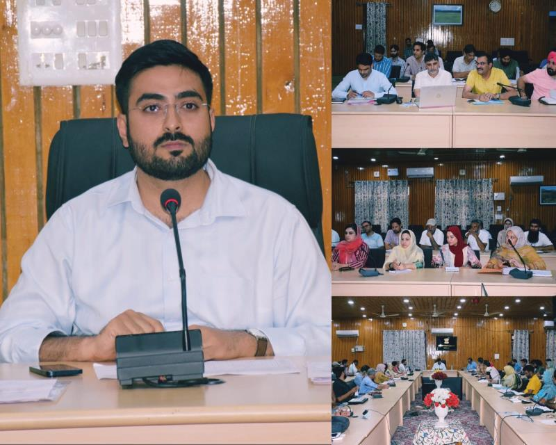 DC Budgam reviews monthly Physical/ Financial achievements under District Capex