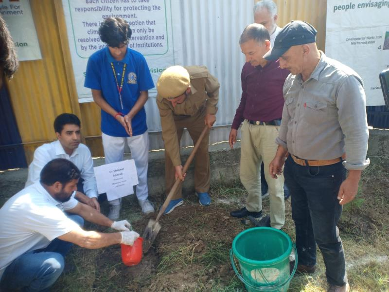 Deptt of Social Forestry Budgam conduct plantation drive for green environment
