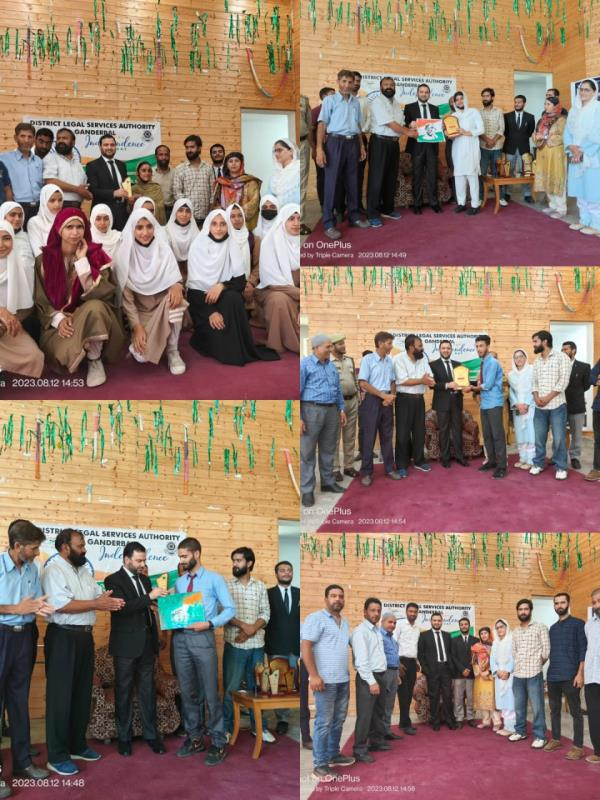 DLSA Ganderbal organizes multifarious activities to commemorate Independence Day 2023