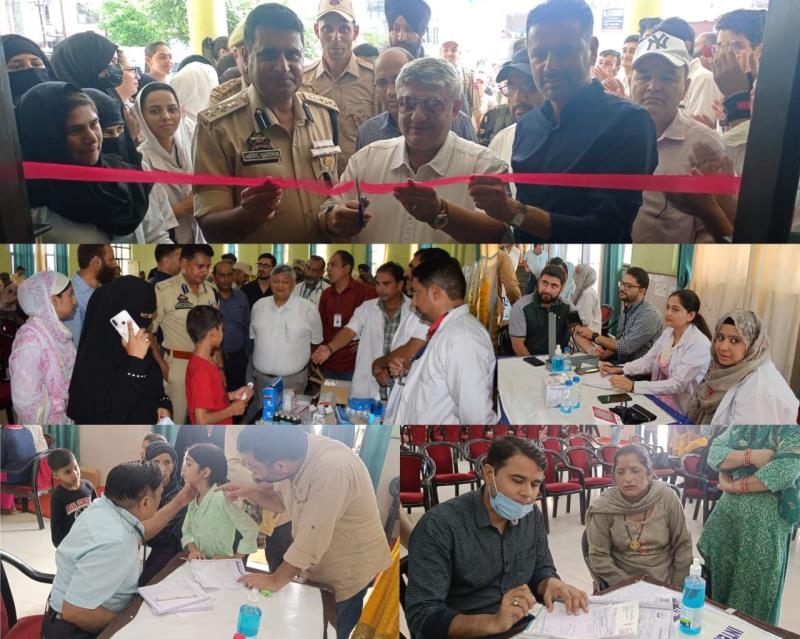 Multi-Specialty Mega Health Camp held in Doda