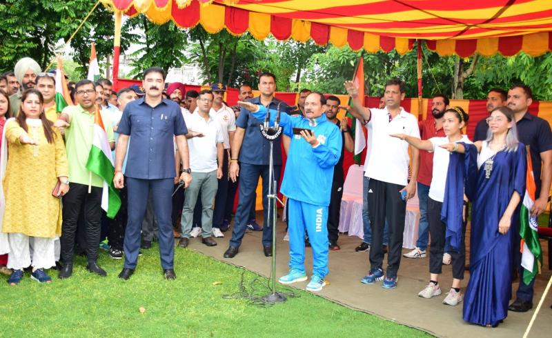 Advisor Bhatnagar leads mega Tiranga Rally at Jammu