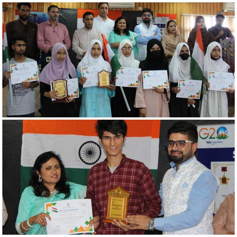 ‘Meri Matti Mera Desh’ STD organizes speech competition on ‘Sustainable Development’ at Srinagar