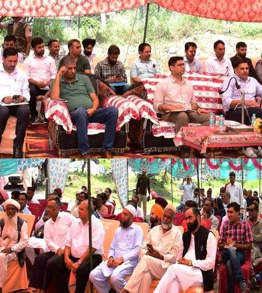 DC Rajouri conducts public outreach camp at Doongi, addresses concerns of locals