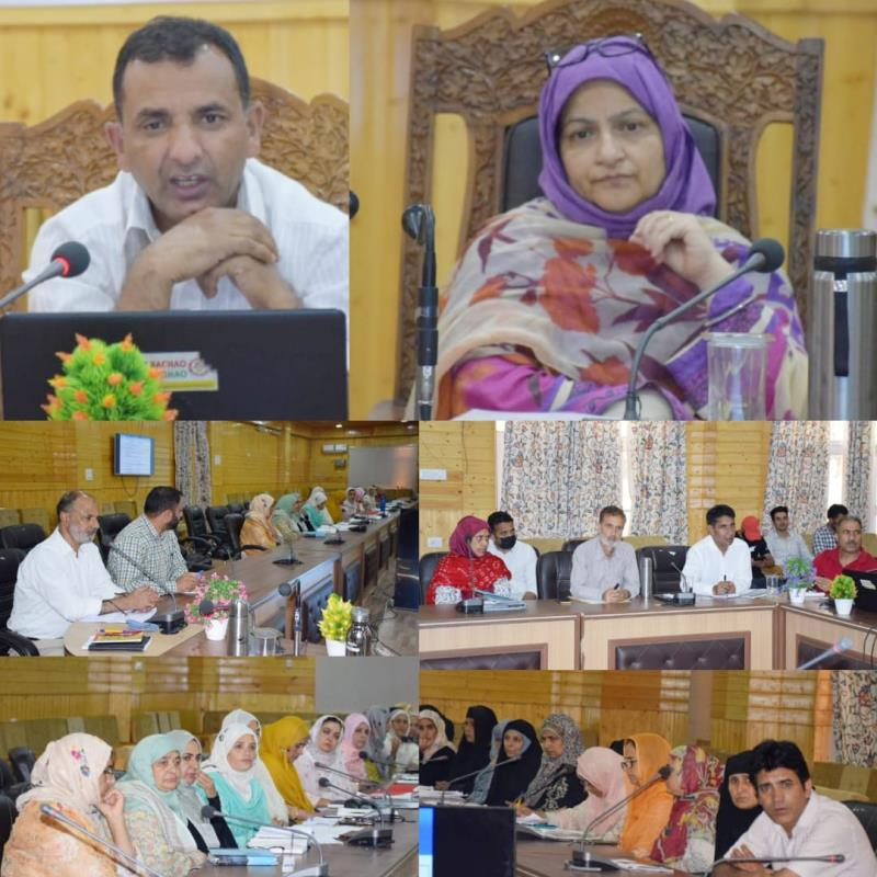 Mission Director POSHAN visits Bandipora, chairs review meeting