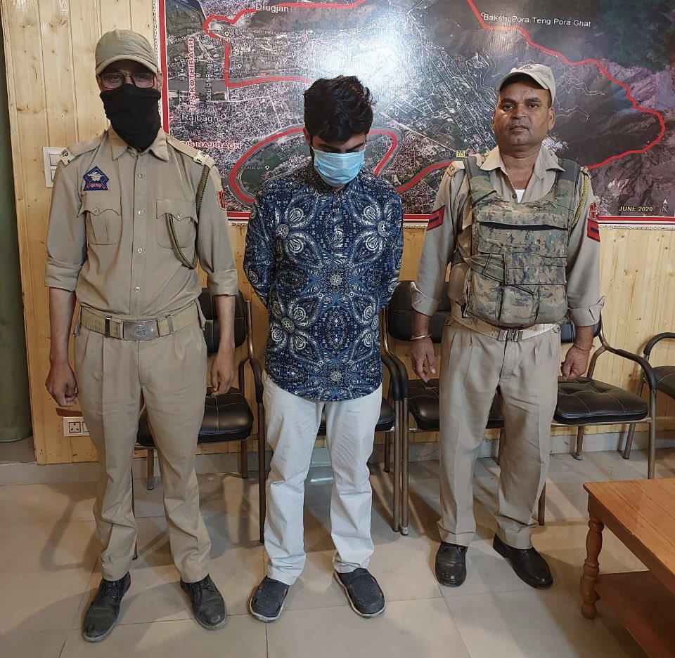 SMC corporator Aqib Ahmed Renzu of Nishat Srinagar arrested for sexual harassment: Srinagar police