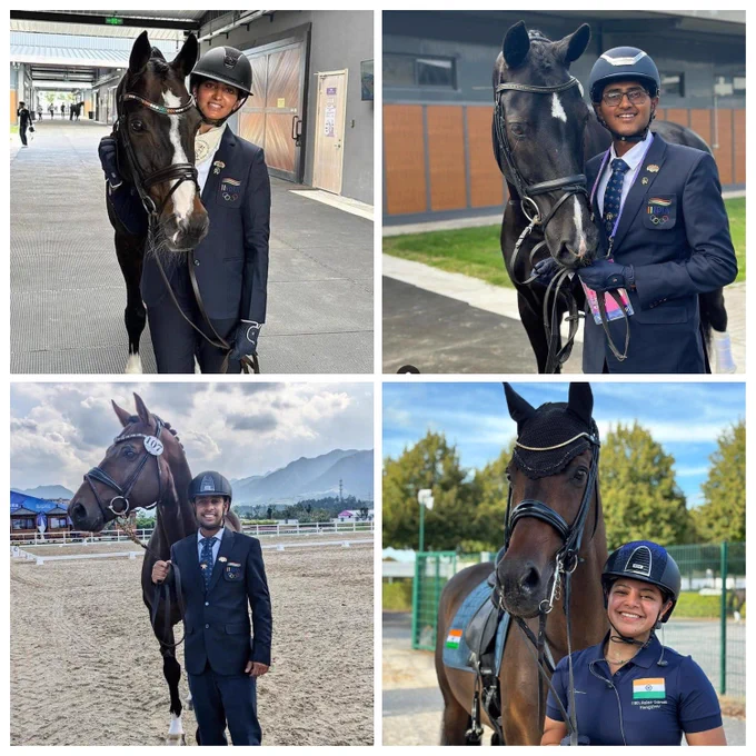 PM hails historic gold medal by Equestrian Dressage Team after decades at Asian Games 2022