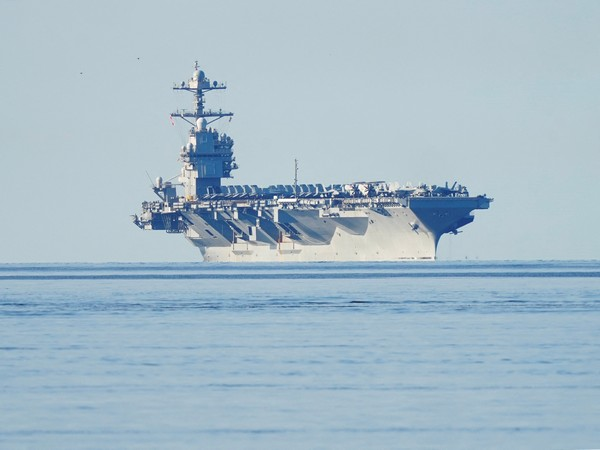US navy aircraft carrier USS Gerald Ford in Eastern Mediterranean sea amid Israel-Hamas conflict