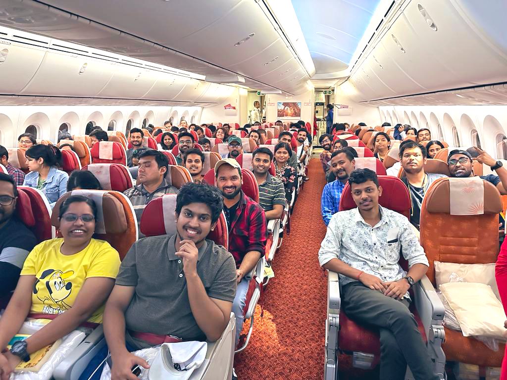 OperationAjay: First flight carrying 212 Indian nationals from Israel, lands at Delhi airport