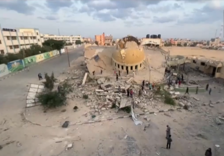 Gaza City: Aftermath of Israeli retaliation after Islamist movement Hamas attacked Israel, yesterday