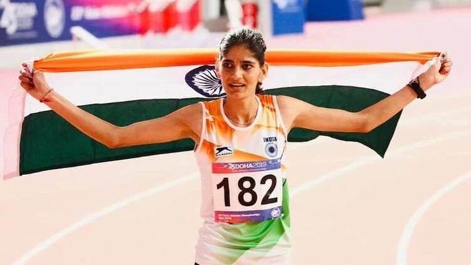 Parul Chaudhary won the prestigious Gold Medal in the women’s 5000m event