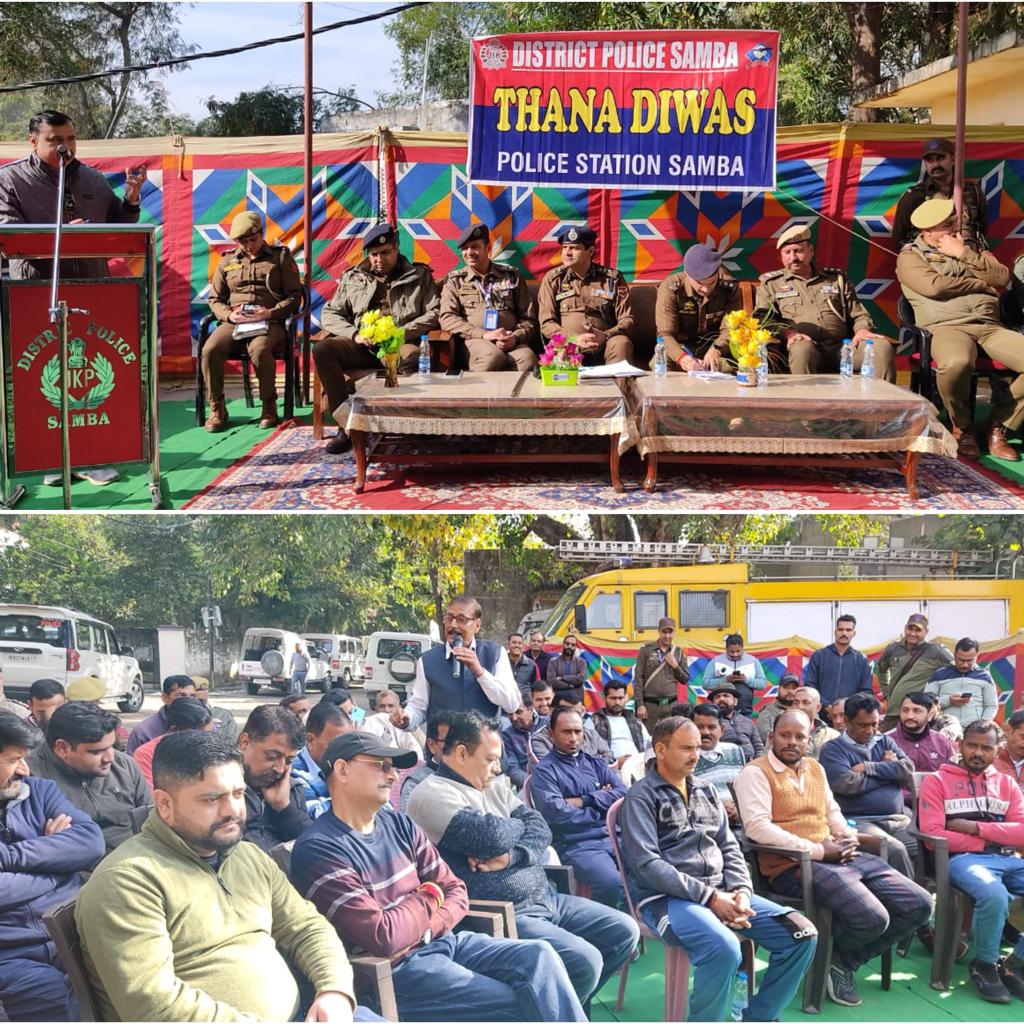 SSP SAMBA BENAM TOSH PRESIDES OVER ‘THANA DIWAS’ AT SAMBA