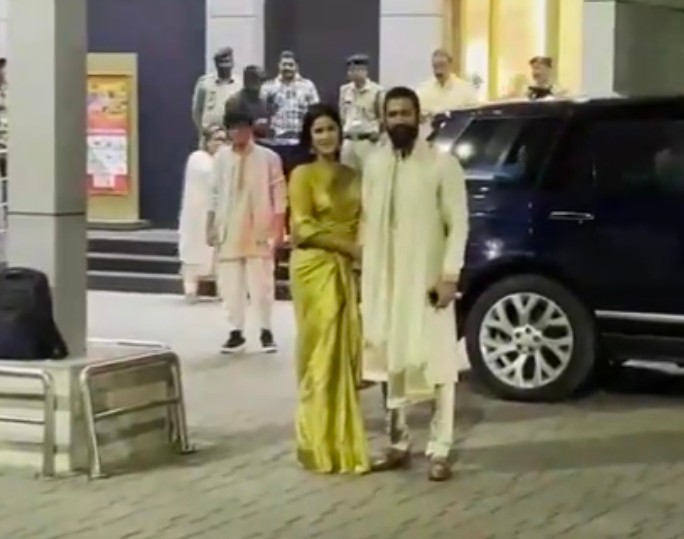 Celebrities started coming: Vicky Kaushal-Katrina Kaif leave from Mumbai for Ayodhya ahead of the pranpratishtha ceremony at the Ram Temple