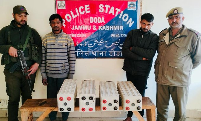 District Police Doda worked out theft case: Arrested 02 thieves