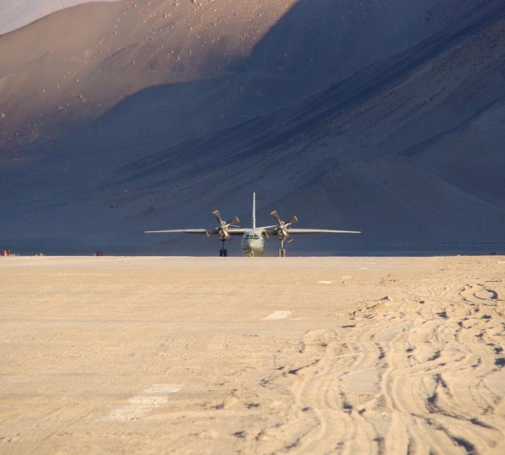 IAF has completed the black-topping of Nyoma (Ladakh) airstrip near the LAC