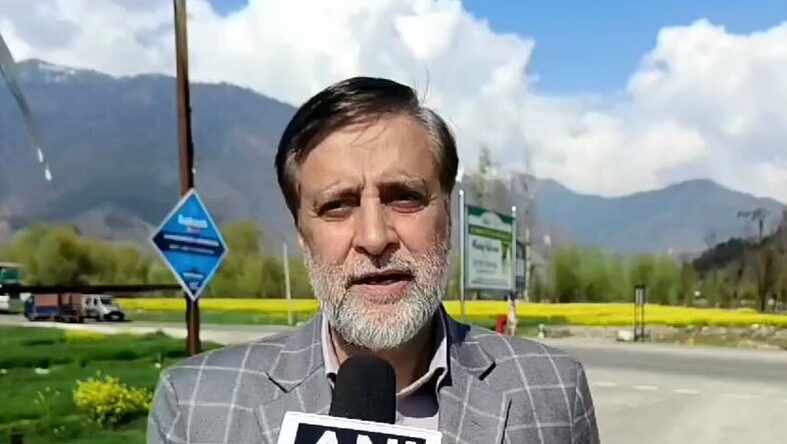 JKNC candidate for Anantnag-Rajouri Poonch seat Mian Altaf Ahmad in conversation with media