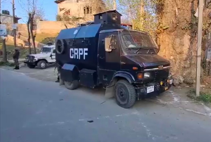 J&K: Cordon and search operation underway at Pulwama by Security forces
