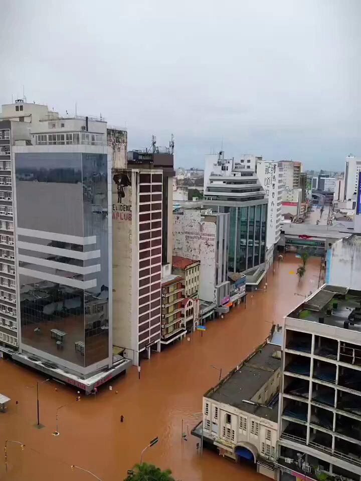 Watch: Worst flooding since 1941 hit Porto Alegre, Rio Grande do Sul, Brazil