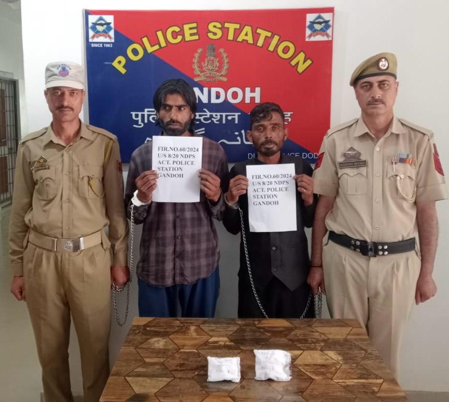 Two Drug Peddlers Arrested in Gandoh Area with Narcotics