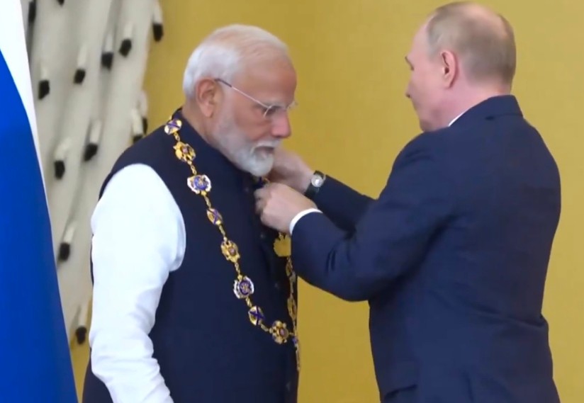 PM Modi Receives Russia’s Highest Civilian Honour