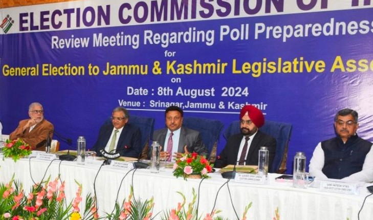 Election Commission of India Assesses Assembly Election Preparations in Jammu and Kashmir