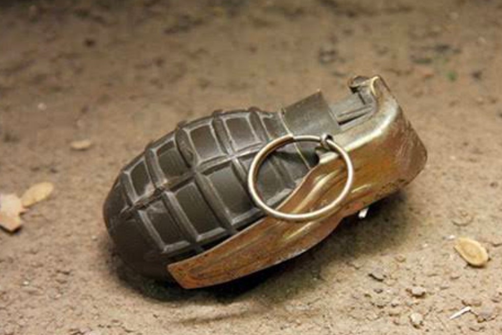 Jammu Police found one rusted old grenade in the Resham Garh area:  Removed safely