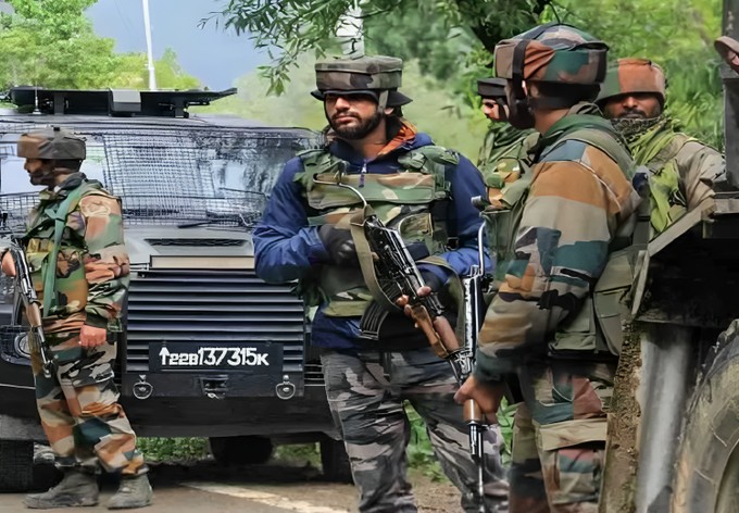 Two terrorists killed and two soldiers martyred in encounters between security forces and terrorists at three different places in J&K