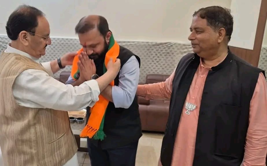 Ankur Sharma joined BJP