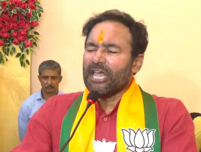 G Kishan Reddy Accuses Congress of Supporting Pakistan’s Agenda, Urges J&K Voters to Support BJP