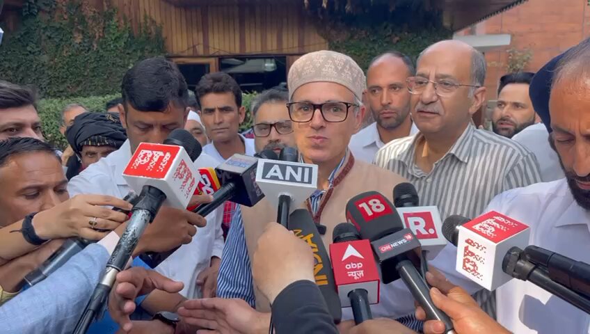 Watch: JKNC VP Omar Abdullah addresses the Press