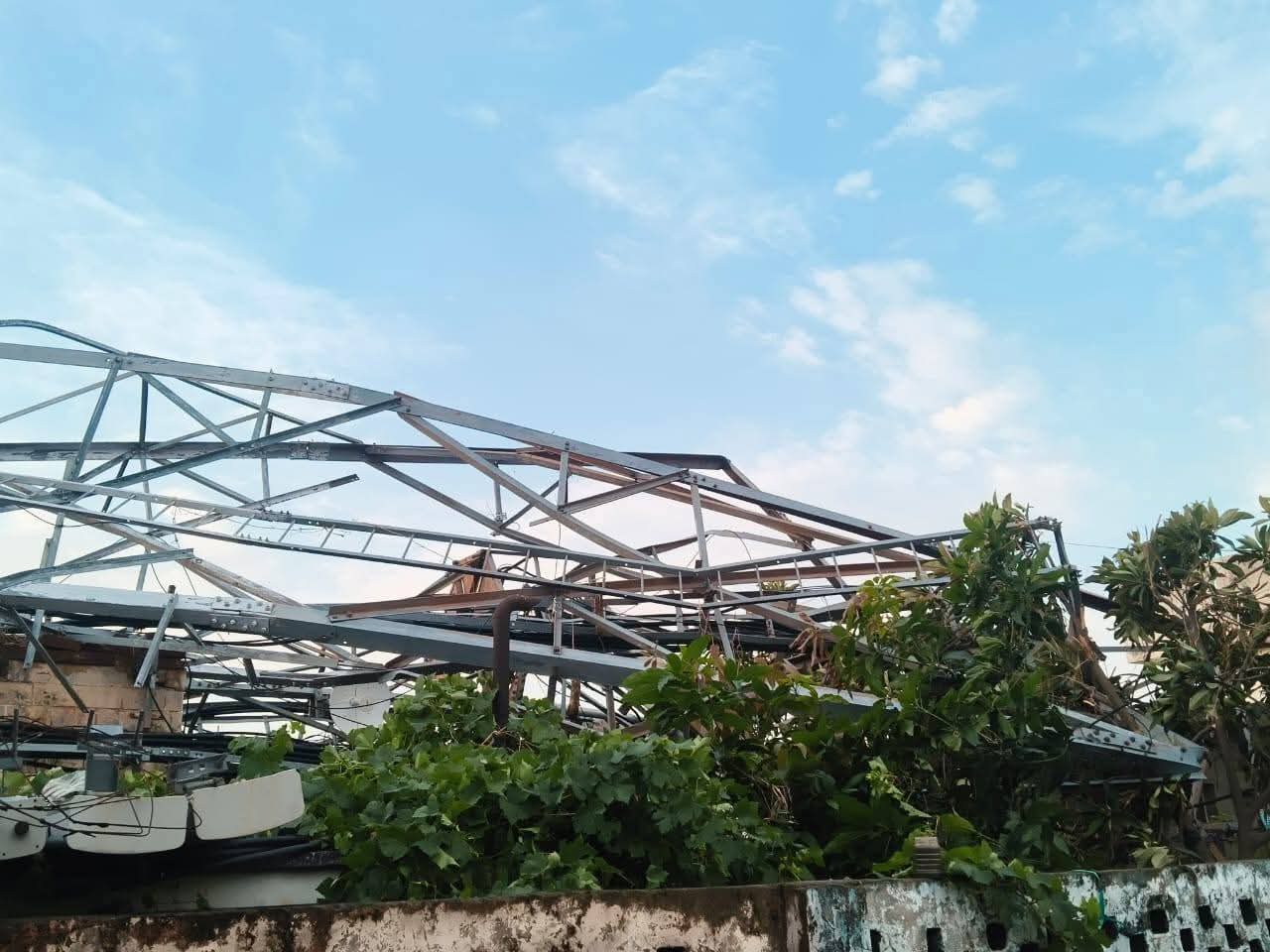 Storm Havoc in Pangdour & Samba Area: BSNL Mobile Tower Collapses, Uprooting of trees & damaging of Sign boards are also reported