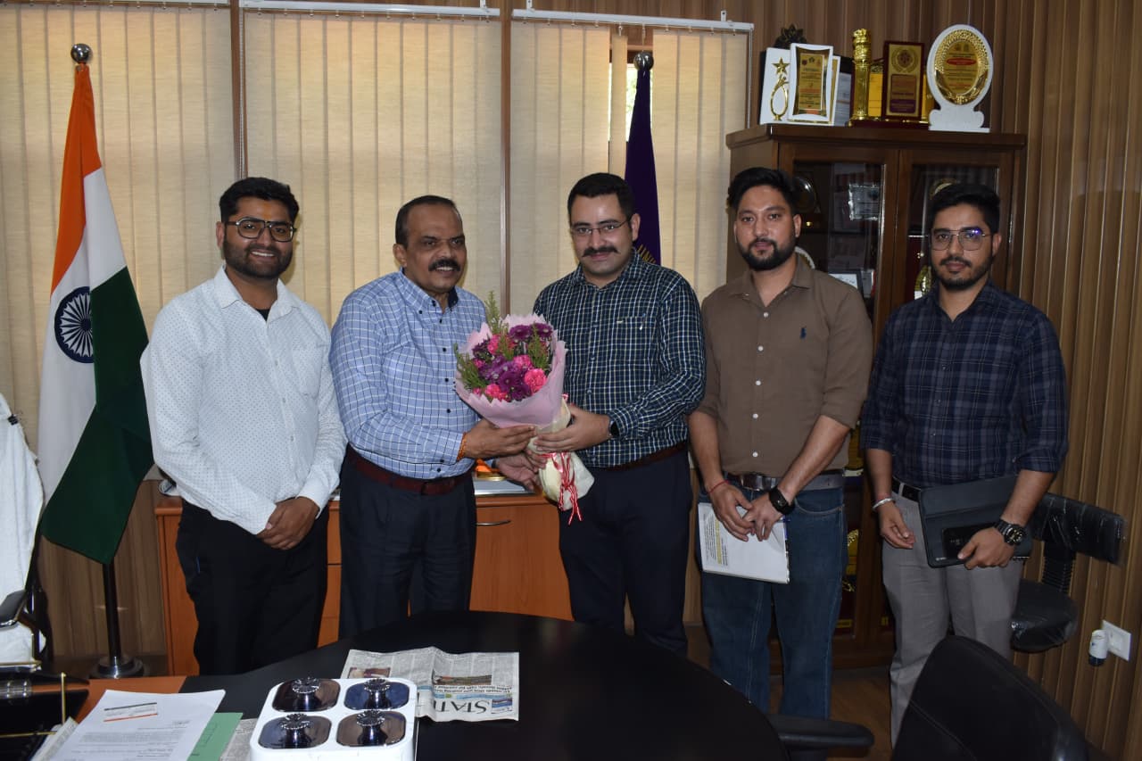 MY Bharat Holds Discussion on Youth Engagement with Vice Chancellor, Cluster University Jammu